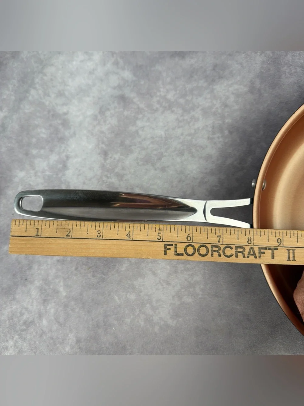 NuWave 10.5” Frying Pan Skillet Saute Copper Color Induction Compatible